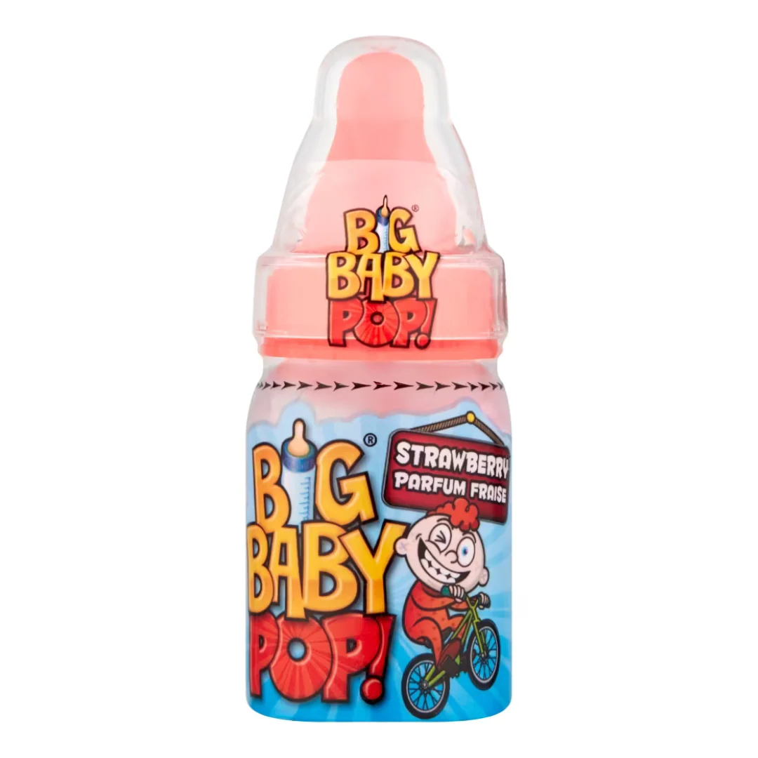Bazooka Big Baby Pop Lollipop with Dipping Powder 32g - Flavours Vary