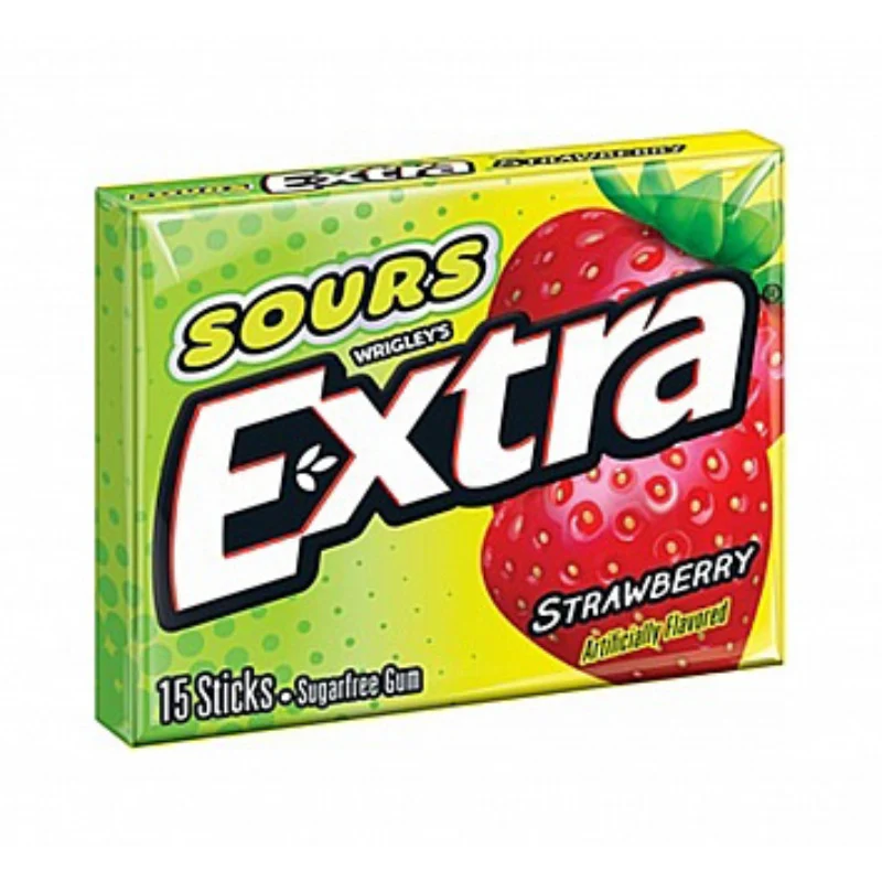 Extra Gum Sours Strawberry (41g)