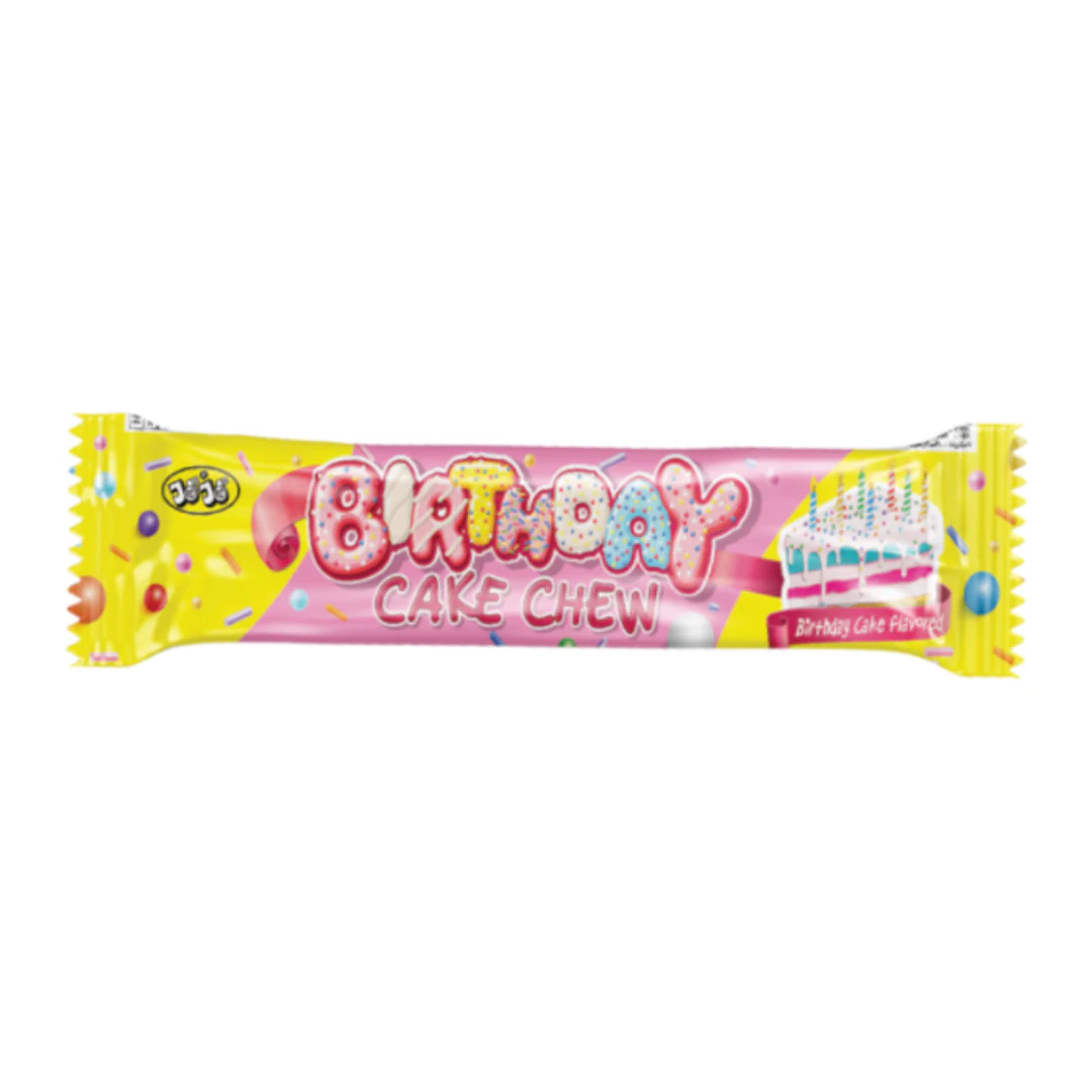 Jojos Birthday Cake Flavour Chew Bar
