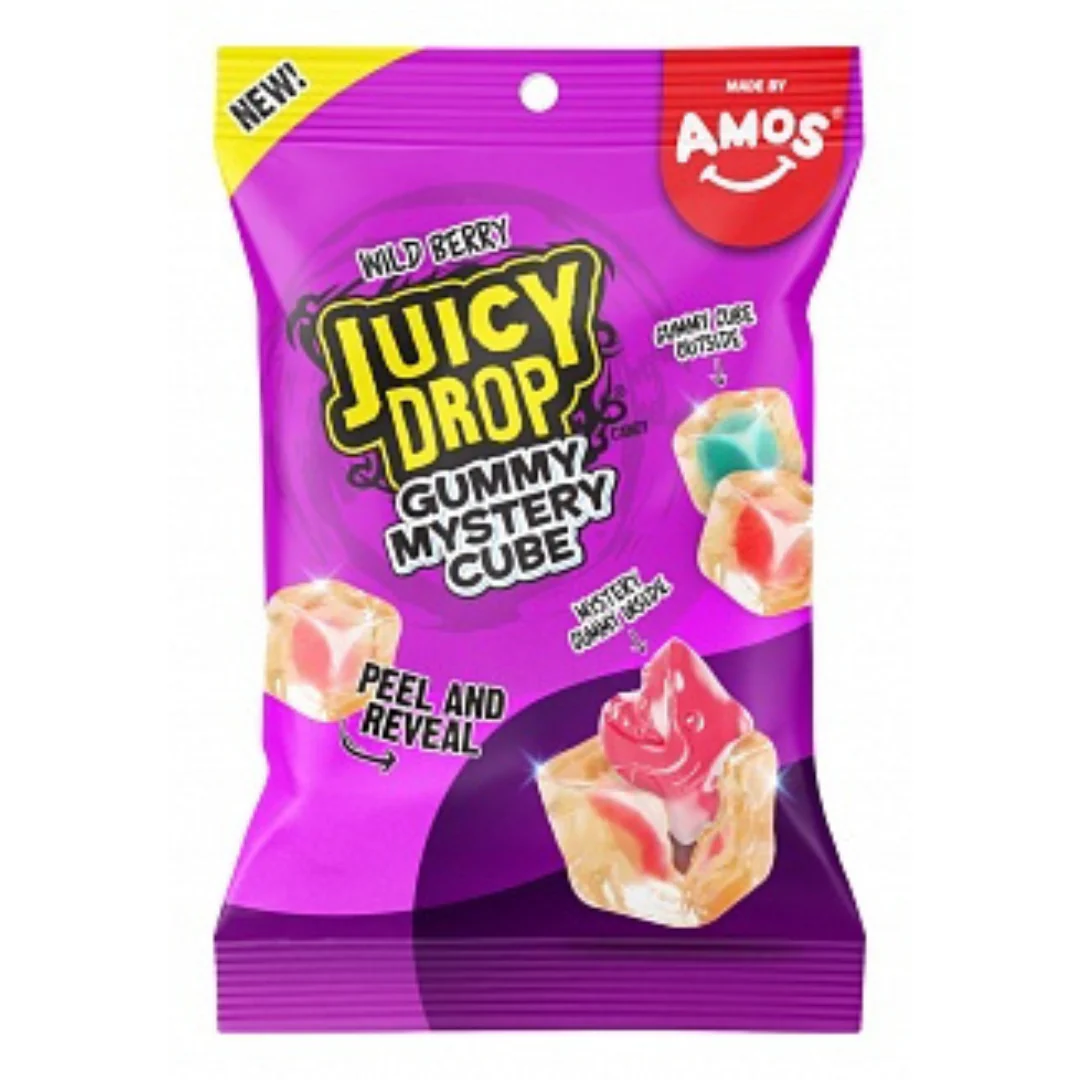Juicy Drop Gummy Mystery Cube Wild Berry (142g)