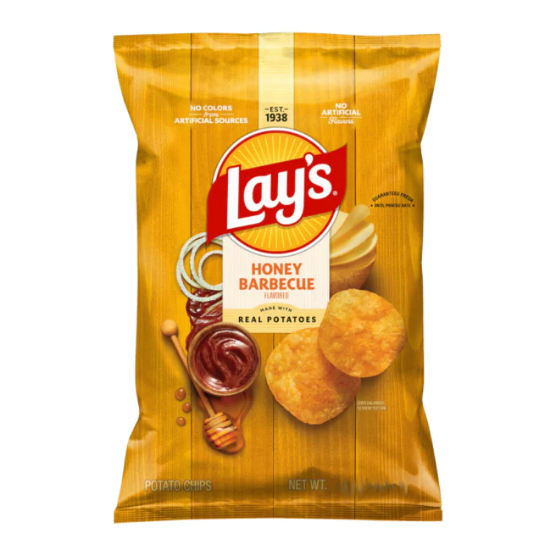 Lay's Honey Barbecue Potato Chips 6.5oz (184.2g)