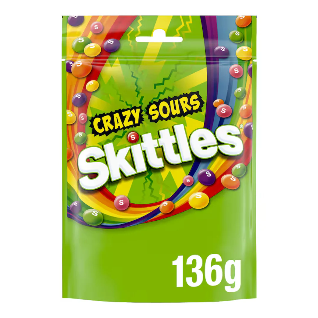 Skittles Crazy Sours 136G