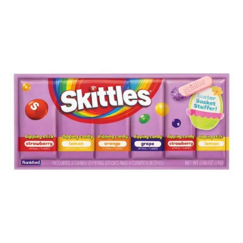 Skittles Dig N Dips Strip 0.85oz (24g)