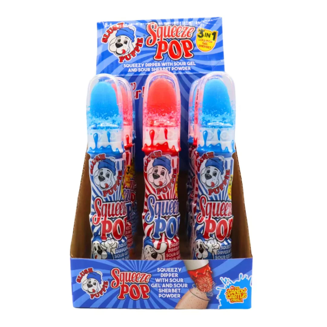 Slush Puppie Squeeze Pop 3 in 1 45g - SINGLE UNIT