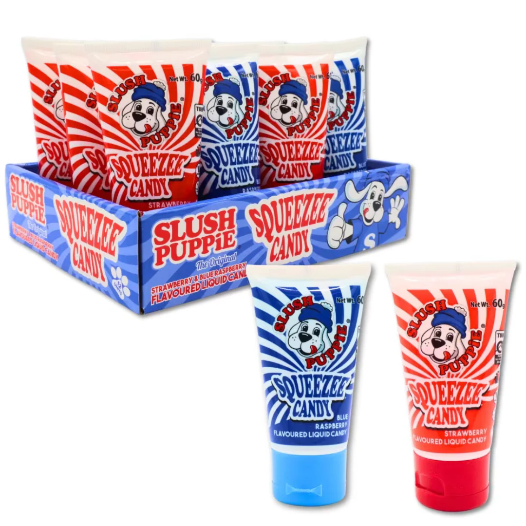 Slush Puppie Squeezee Candy 45g - SINGLE UNIT AT RANDOM