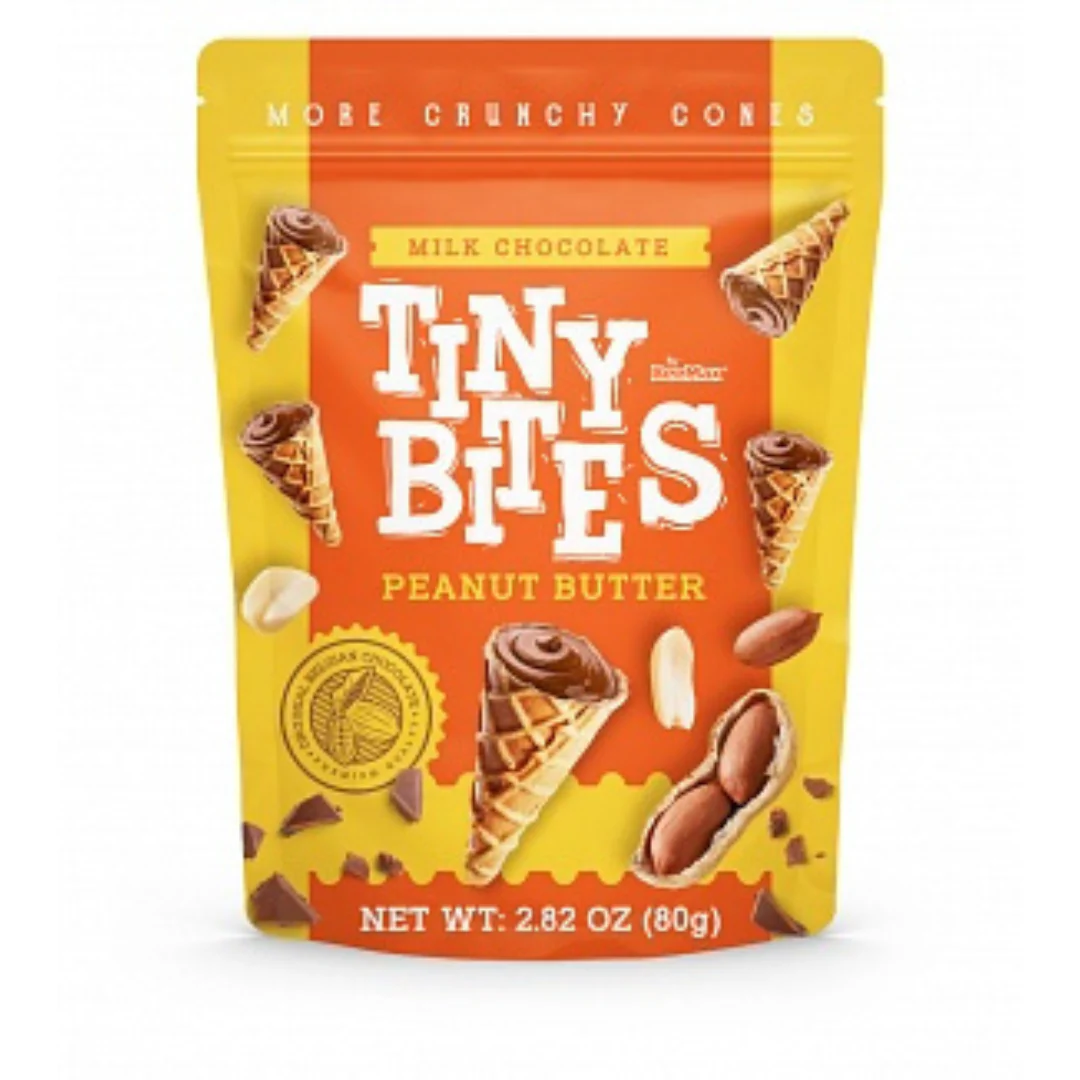 Tiny Bites Waffle Cones Peanut Butter (80g)