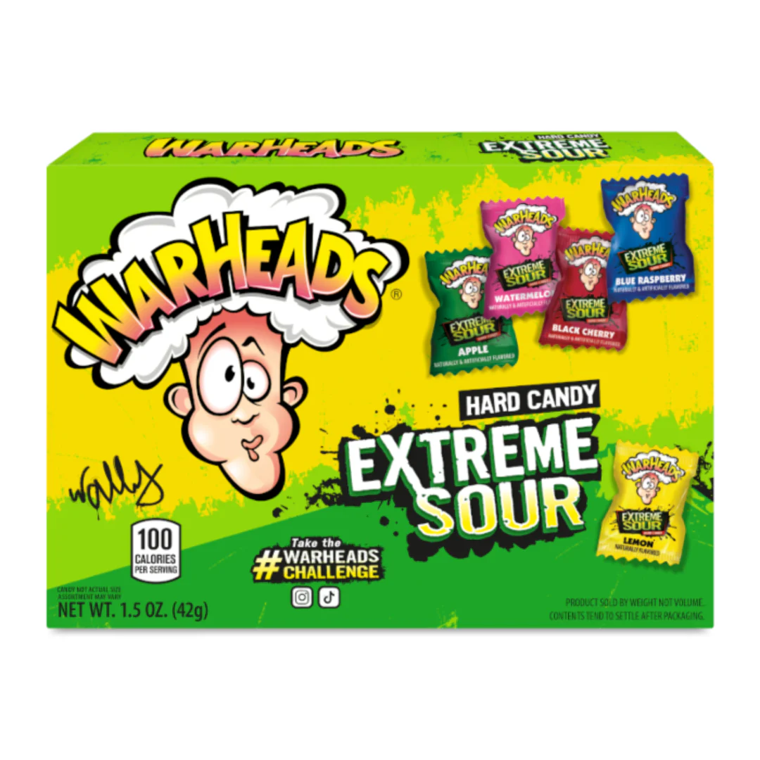 Warheads Extreme Sour Hard Candy Theater Box