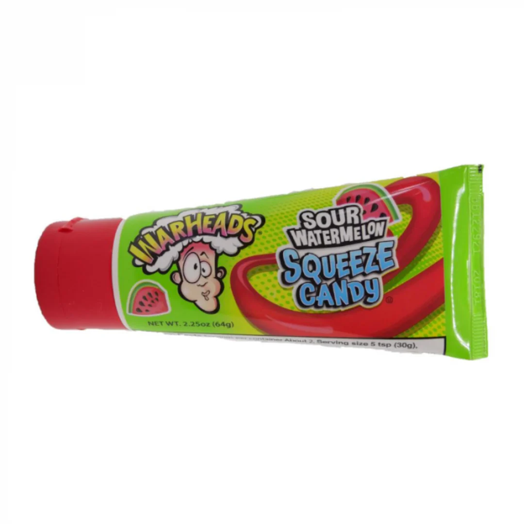 Warheads Sour Watermelon Squeeze Candy 2.25oz (64g)